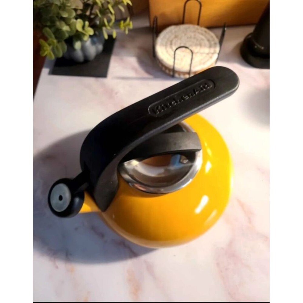 KitchenAid Yellow Stovetop Tea Kettle